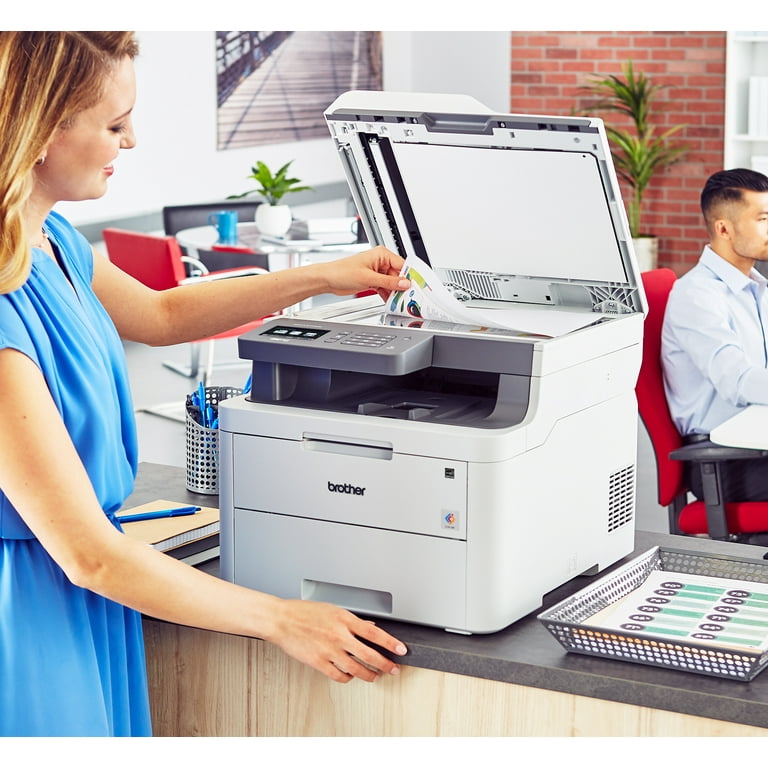 Brother MFC-L3710CW Compact Digital Color All-in-One Printer Providing  Laser Quality Results with Wireless