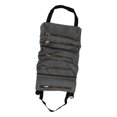 thumbnail image 5 of Bolsa de herramientas enrollable para respaldo de coche, bolsa enrollable plegable de lona, alicates para coche, bolsa de almacenamiento de herramientas de electricista, color negro, 5 of 5