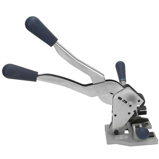 Juego de engarzadora tensora, 3 en 1, juego de herramientas de flejado manual con tensor de correa manual, uso conveniente NikouMX herramienta