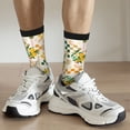 thumbnail image 6 of KLL Hawaii Palms Print Cool Socks Men's Women's Crew Socks Funny Crazy Novelty Stockings, 6 of 6
