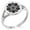 Silver, variant on Stainless Steel Sagara Samurai Crest Minimalist Oval Top Polished Statement Signet Ring