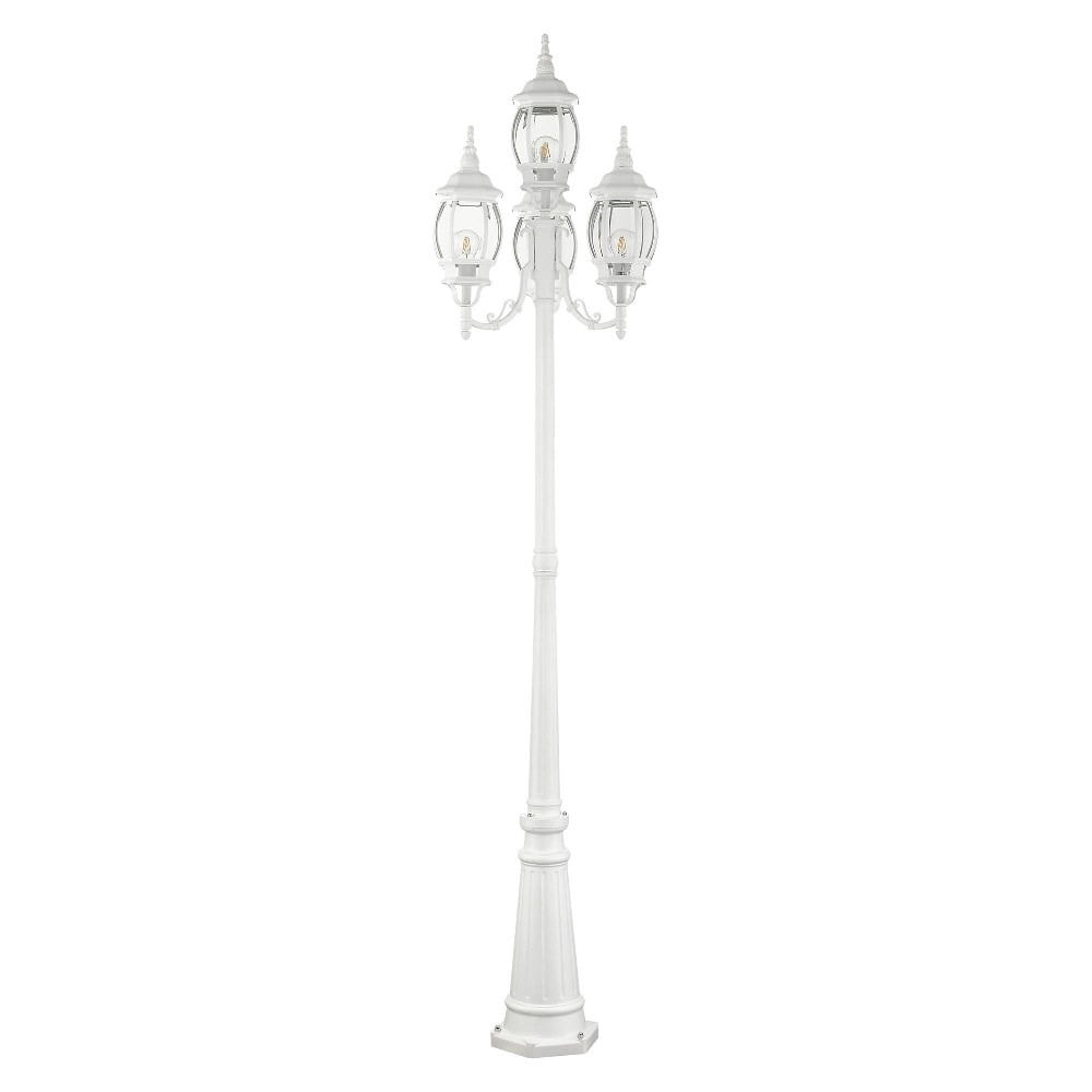 Livex Lighting - Frontec - 4 Light Outdoor Post Light in Style - 24 Inches wide