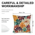 thumbnail image 2 of Summer Dahlias Flowers Linen Throw Pillow Covers Decorative Pillow Cases 18x18 inch Cushion Case Set of 4 Couch Pillows Cover for Sofa Bedroom Living Room Car, 2 of 8