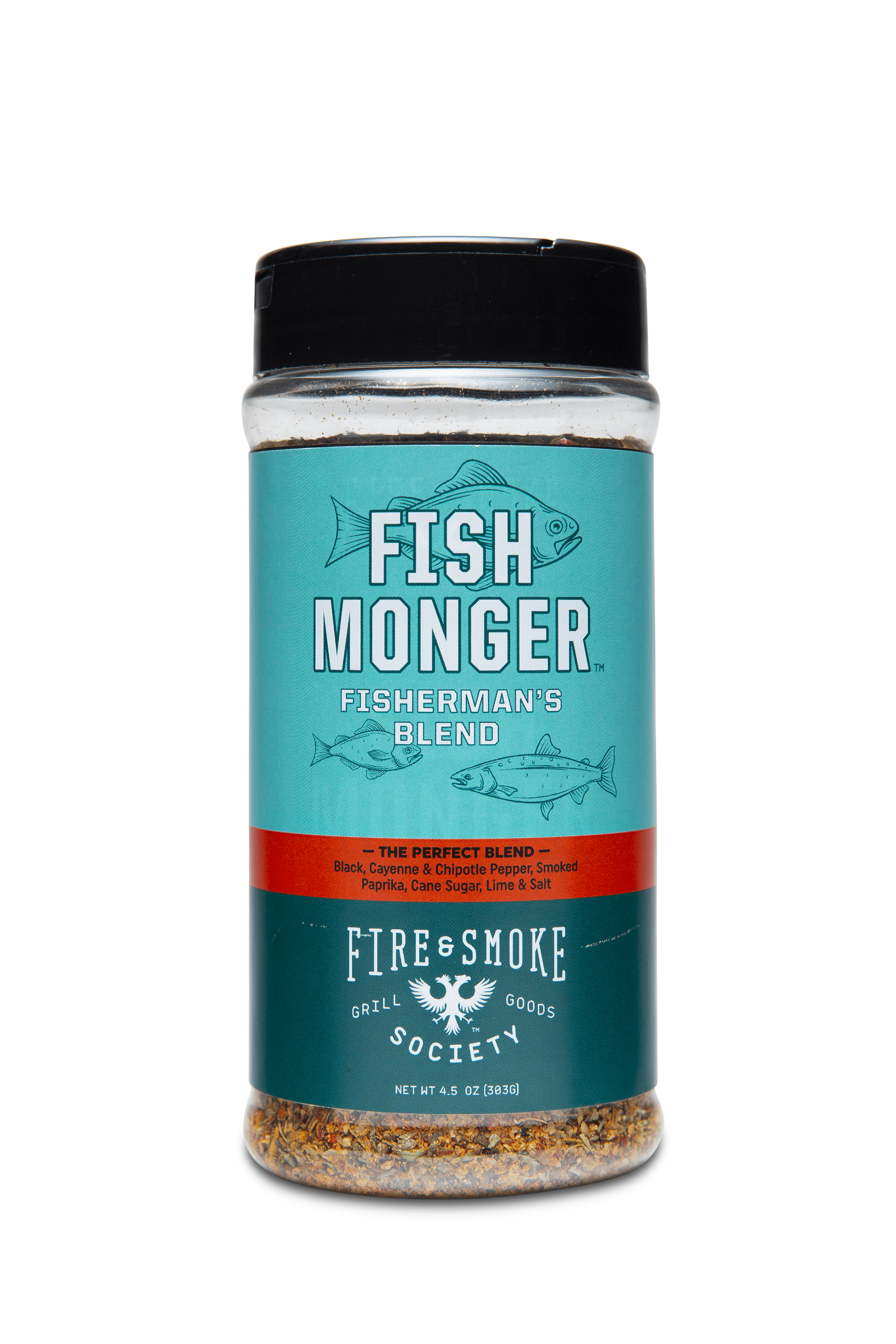 Fire & Smoke Society Fish Monger Savory Seafood Spice Blend, 10 ounce