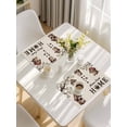 thumbnail image 5 of Sweet Home Placemats Set of 8, Western Stars Bird Houses Farmhouse Retro Placemats for Dining Table, Place Mats for Kitchen Tabletop, Waterproof Wipeable Dining Table Mats Set, 5 of 9