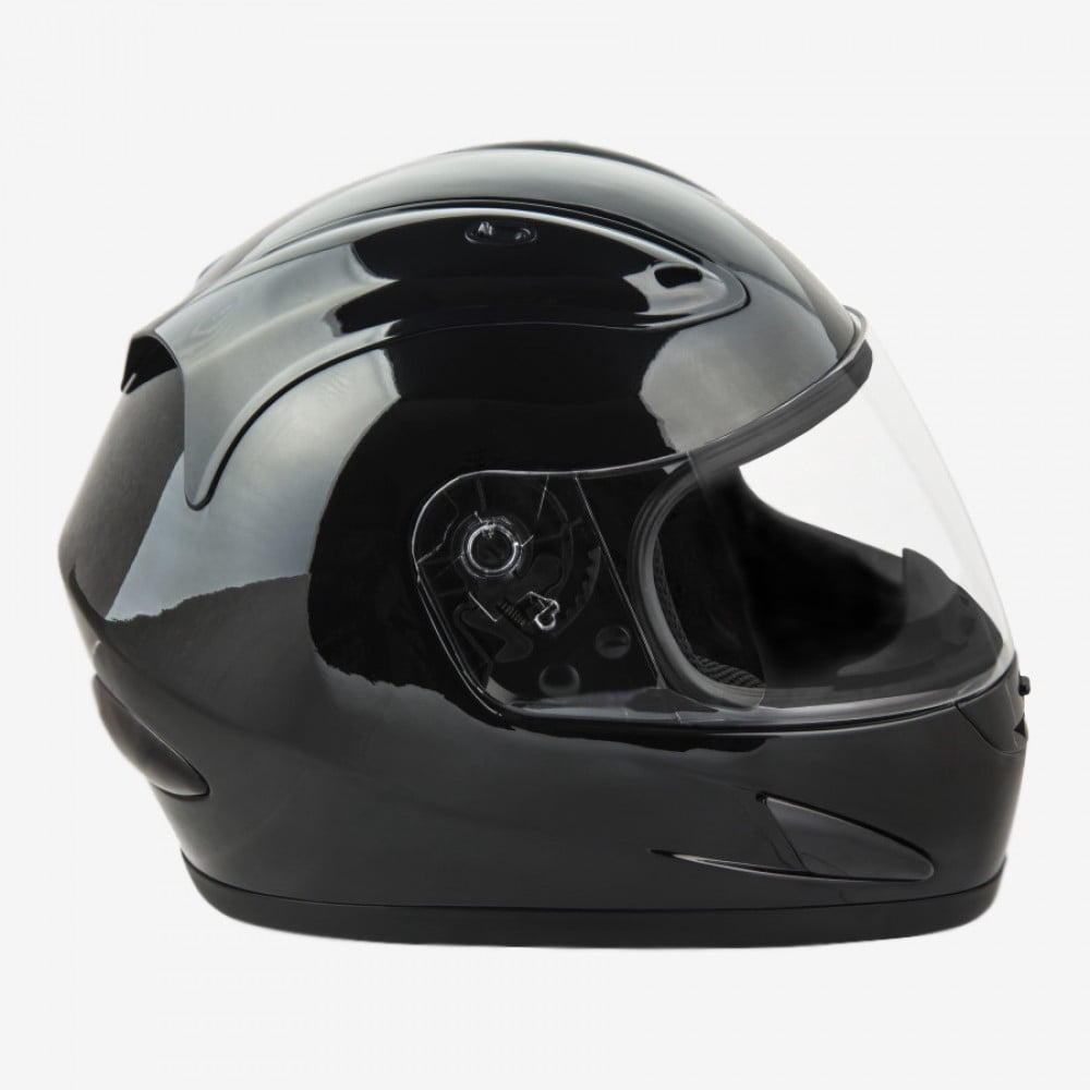 Raider Octane Full Face Motorcycle Helmet DOT Approved- Gloss Black - 2XL