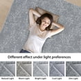thumbnail image 6 of Yesfashion Carpets Area Rugs Washable 8'*10' Area Rug Modern Solid Machine Area Rug Contemporary Yarn Dyed Low Pile Stain Resistant Foldable Rug Carpet for Dining Room,Gray AGray 8*10ft, 6 of 7