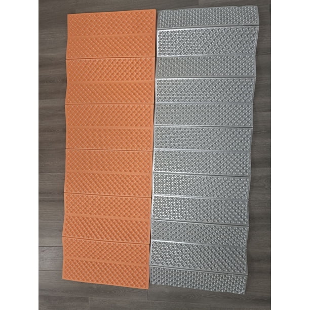 Estera plegable a prueba de humedad con forma de nido de huevos de una sola película para exteriores, estera para acampar con comedero para huevos para estudiantes, estera portátil para tienda de