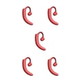 thumbnail image 3 of Matsuzay Auricular compatible con Bluetooth con micrófono Recargable Cancelación de ruido Auricular manos libres Auricular rojo Rojo 5piezas, 3 of 5