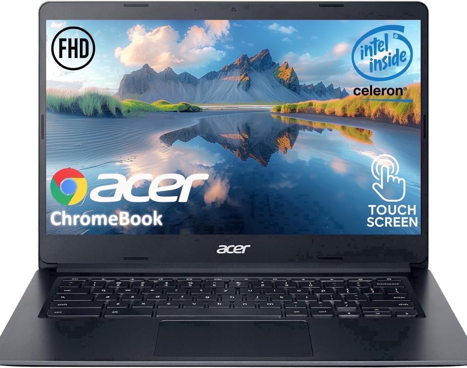 Acer Chromebook 14, Intel Atom x5-E8000 Quad-Core Processor, 14