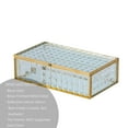 thumbnail image 4 of Home Decor Collection Sterling & Noble Home Textured Glass and Cooper Rectangular Tabletop Decorative Trinket Box, 4 of 12