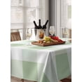 thumbnail image 6 of Sage Green Plaid Table Cloth, Spring Farmhouse Buffalo Checkered Waterproof Tablecloth for Rectangle Tables, Reusable Washable Fabric Table Cover for Restaurant Kitchen Dining Tables 60"x102", 6 of 6