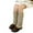 Khaki, variant on 3-12T Autumn Winter Girls Leg Warmers Wood Ear Trim Knee High Socks for Toddlers Kids