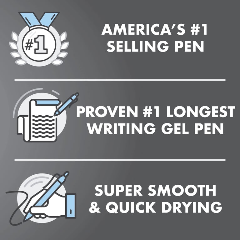 Pilot G2 Premium Gel Pens, Ultra Fine Point 0.38mm, Black, 4-Pack photo 3