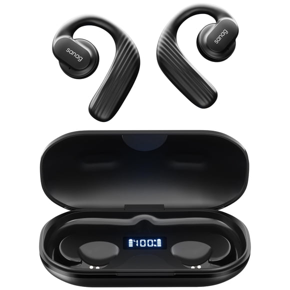 Auriculares abiertos Sanag Wireless Bluetooth 5.3 con funda