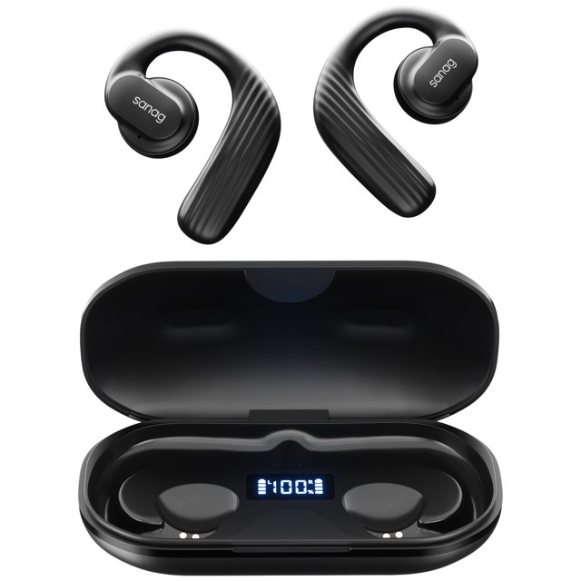 Auriculares abiertos Sanag Wireless Bluetooth 5.3 con funda