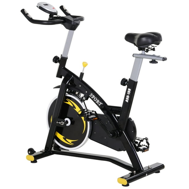 Vélo spinning à roue magnétique pour exercices cardio training interieur