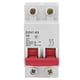 thumbnail image 2 of Disyuntor De 2 Polos, Disyuntor Miniatura Duradero, 50Hz 6A 6000A Equipo Práctico Para Iluminación De Edificios Similares AC400V DZ47-63 Edificio De Oficinas ANGGREK Otros, 2 of 8