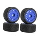 thumbnail image 3 of 4x Llantas RC Neumáticos Ruedas Repuestos Caucho Profesional DIY Modificado Reemplazo Azul, 3 of 8
