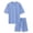 D131/Light Blue, variant on Mens Two Piece Outfits Men's Casual Short Sleeve Round Neck Suit Set Comfortable Summer Spring Outfit For Daily Wear And Sports Activities Lightweight Breathable Beach Clothes Comfortable