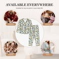 thumbnail image 4 of Uemuo Funny Chicken Pattern Womens Pajama Sets,PJ Set for Women,Pajamas for Women Logo,Long Sleeve Pajama Set for Women,Soft Long Sleeve Top With Pants-XX-Large, 4 of 9