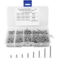 thumbnail image 1 of 800PCS Kit surtido de tornillos autorroscantes TUNC Acero inoxidable M2 para madera Plástico metal blando, 1 of 5