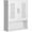 White, variant on kleankin Bathroom Cabinet, Wall Mounted Medicine Cabinet with 2 Door