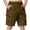 Brown, variant on YABCSAZ Boys Summer Cargo Shorts Casual Gym Shorts Elastic Waist Athletic Shorts Drawstring Hiking Running Sport Shorts Kid's Wide Leg Loose Bermuda Shorts for Teen Boys Basketball Shorts 11 Years