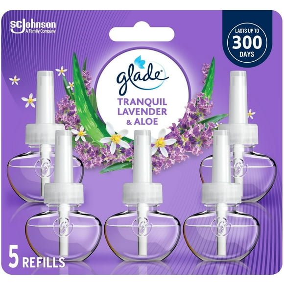 Glade Plugins® Air Freshener Oil Refill, Tranquil Lavender & Aloe