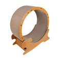 thumbnail image 3 of Bunblic Chat Roue de Course Jouet pour Animaux de Compagnie avec Mécanisme de Verrouillage Roue d'Exercice Meubles de Chat Mignon pour Animaux de Compagnie en Cours d'Exécution, 3 of 8