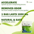thumbnail image 5 of Fishnure 4 lb Organic Compost Starter, Enhancer and Accelerator - 1 Bag for 1000lb (1m3) Compost, 5 of 6