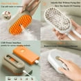 thumbnail image 4 of Steamy Cat Brush Steamy Brush Pro Upgraded Steamy Cat Brush 3 In1 Cat Steamy Brush Steam Shedding Brush With Release Button Cat Steamy Brush Cleanser Steam Brush for Cats 20ml, 4 of 8