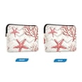 thumbnail image 7 of FORMRS 15-15.6 inch Laptop Sleeve Case Soft Carrying Quilted Computer Bag Cover, White Starfish, 7 of 7