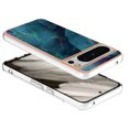 thumbnail image 5 of Nalacover for Google Pixel 8 Pro Marble Pattern Slim Case Compatible with MagSafe Wireless Charging, Soft Silicone/TPU Shockproof Non-Yellowing Lightweight Protective Cover, Green, 5 of 11
