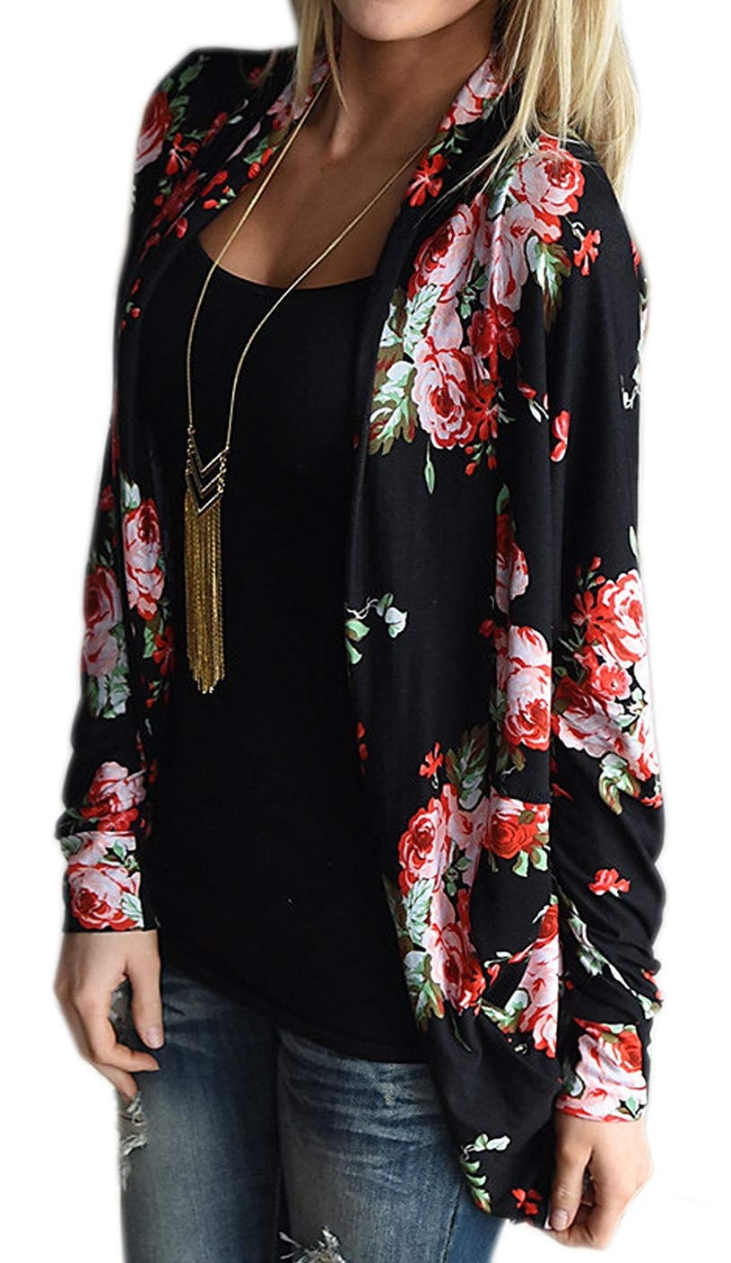floral print cardigan