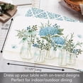 thumbnail image 6 of Wipe-Clean Reversible Decofoam Placemats, Mason Jars & Florals, Set of 2, Made in The USA, 6 of 6