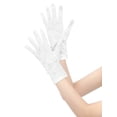 thumbnail image 4 of INSPIRE CHIC Women's Pearl Lace Gloves Female Full Finger Wrist Sleeves for Elegance Female Bridge Wedding Party Dating Prom Dress White2, 4 of 6