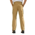 thumbnail image 3 of WTOBBY Men's Water-Resistant Work Pants with Zipper Pockets Tactical Cargo Trousers for Outdoor Construction Hiking Camping Travel Activities - Durable Ripstop Material Design,Khaki XL, 3 of 3