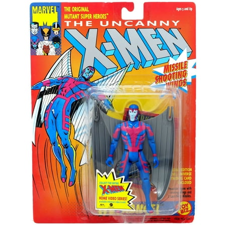 Marvel The Uncanny X-Men Archangel Toy Biz Figure w/ Grey Wings