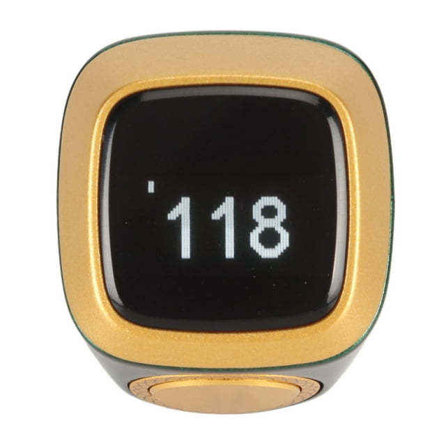 BT Finger Ring, 18mm Electronic Counter 0.49" Digital Display Intelligent Counting Finger Ring With Vibration Reminder