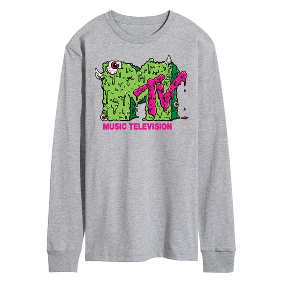 MTV - Slime Logo - Men's Long Sleeve T-Shirt