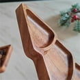 thumbnail image 5 of Christmas Wooden Appetizer Tray Christmas Tree Shaped Wooden Serving Platter Sushi Serving Tray Wood Charcuterie Board Tray Snack Dessert Candy Dish Plate ,11.6x8.4Inch, 5 of 5
