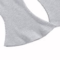 thumbnail image 5 of Baby Boy Girl Solid Color Cotton Knitted Ruffle Long Sleeve Romper Top Drawstring Pants, 5 of 5