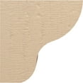 thumbnail image 3 of 12"W x 12"D x 12"H Wide Greensboro Rough Cedar Woodgrain TimberThane Corbel, Primed Tan, 3 of 6