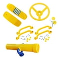 thumbnail image 3 of Xuanheng Outdoor Steering Wheel Swings Set Accessory for Children Interactive Learning yellow, 3 of 8
