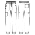 thumbnail image 6 of Cherokee Workwear Revolution Scrubs Pant For Men Jogger WW251, 6 of 6