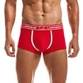 thumbnail image 2 of Sngxgn Men's Breathable Trunks Underwear Covered Band(Red,XL), 2 of 4