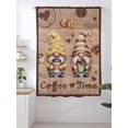 thumbnail image 2 of Sheer Curtains 72 Inches Long, Farmhouse Coffee Time Semi Sheer Curtains Light Filtering Window Treatment, Vintage Gnomes Desserts Brown Wood Privacy Voile Drapes for Living Room Bedroom 52x72 Inch, 2 of 7