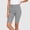Gray, variant on PWPSG Womens High Waist Stretch Bermuda Shorts, Side Slit Craft with High Elastic Fabric, Slim Fit for Office Casual Outfits Blue S