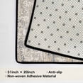 thumbnail image 6 of Modern Abstract Kitchen Mat 31"x20" Non Slip Soft Plush Low Profile Kitchen Rug, Textured Sink Mat for Laundry Room Bedroom Office, 6 of 6